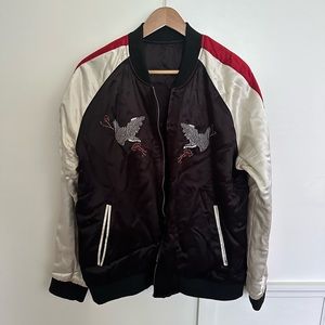 Topman Kyoto Reversible Bomber Jacket